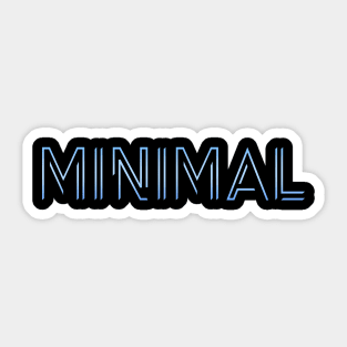 Minimal Sticker